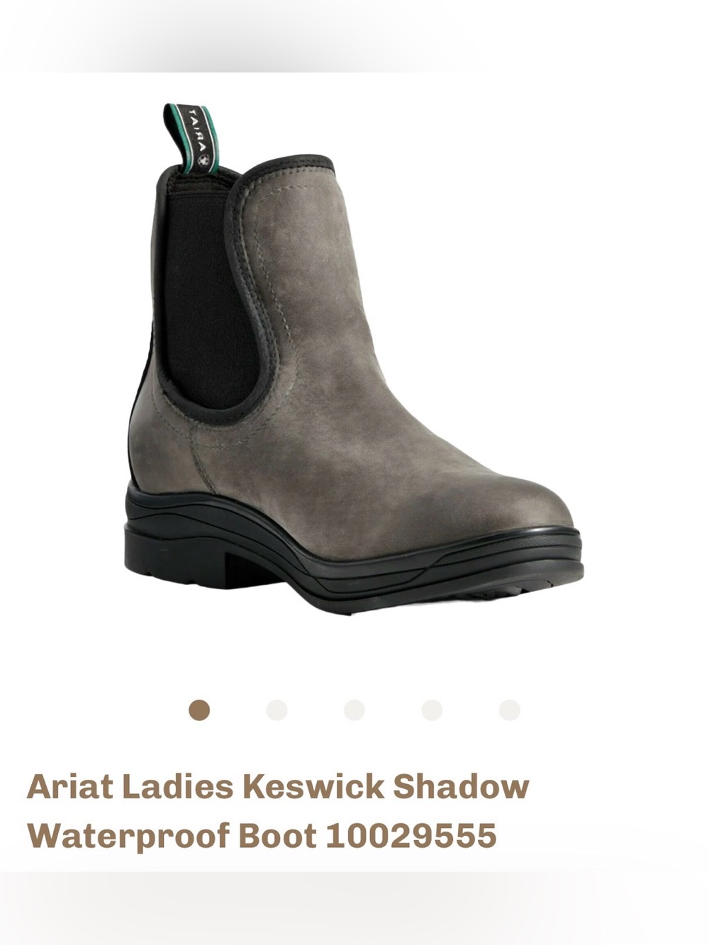 Ariat Keswick Shadow Chelsea Waterproof Ankle Boot